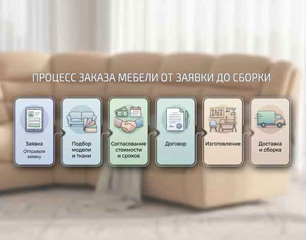 ПРОЦЕСС ЗАКАЗА МЕБЕЛИ ОТ ЗАЯВКИ ДО СБОРКИ