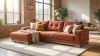Диван угловой Марчелло велюр серый