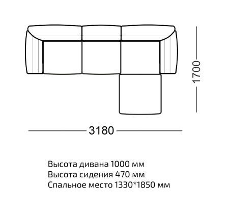 Диван угловой Алекс велюр белый